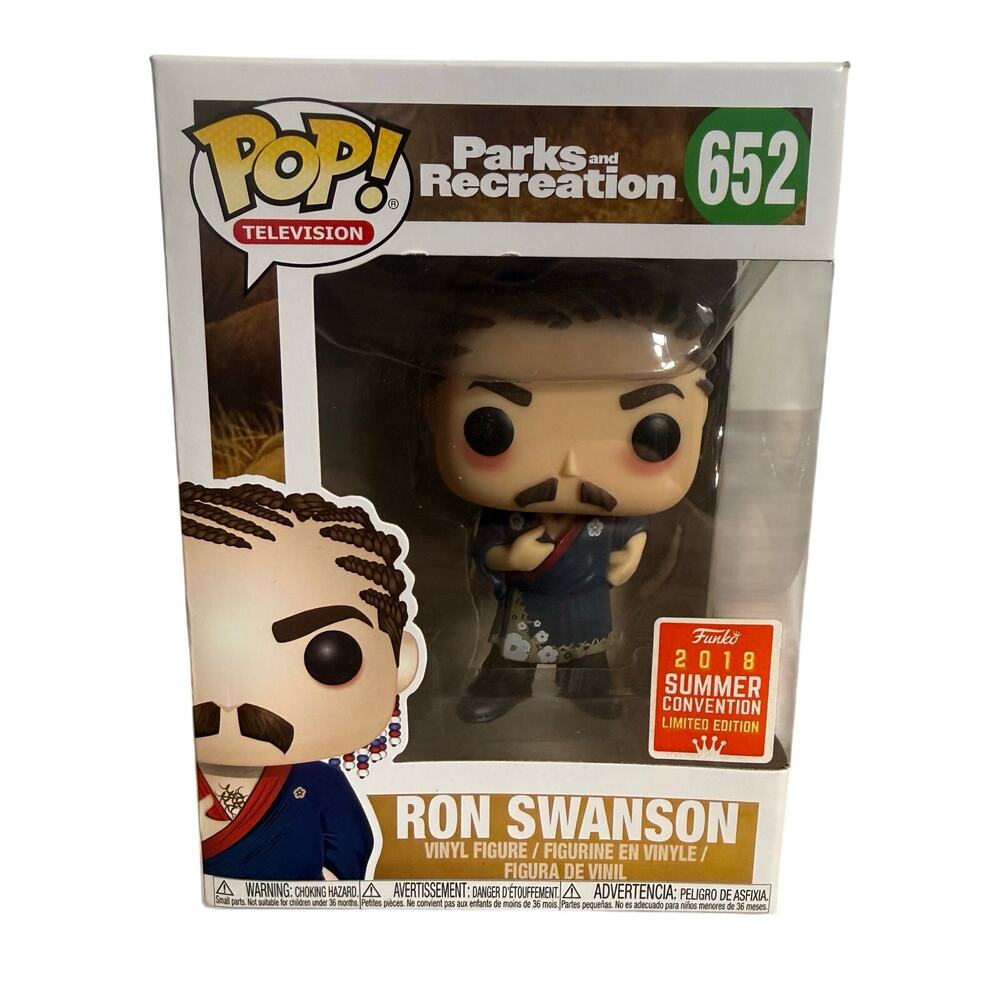 Funko Pop Television Parks and Recreation Ron Swanson 652 2018 Convention